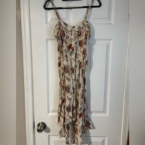 Angie Cream Floral Dress